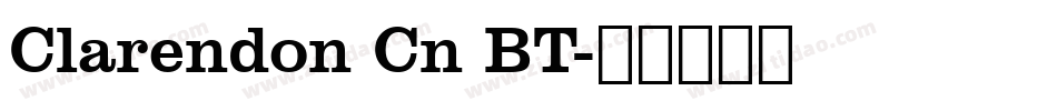 Clarendon Cn BT字体转换